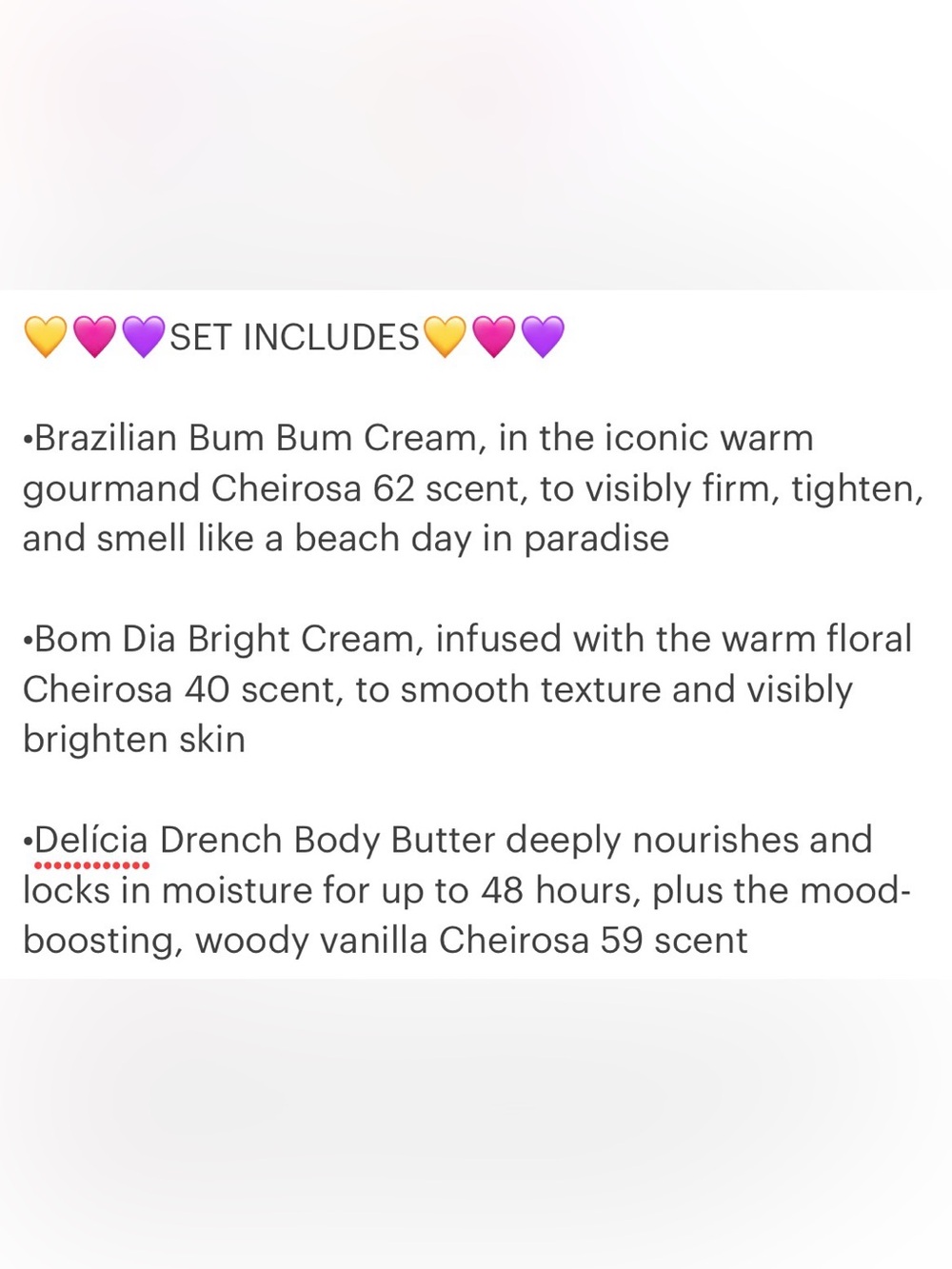 💛🩷💜SOL DE JANIERO💛🩷💜3-Piece Body Cream Discovery Set/NIP - Picture 2 of 6